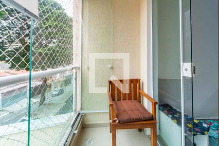 Varanda da Sala de apartamento para alugar com 2 quartos, 70m² em Vila Valparaiso, Santo André