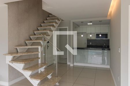 Sala - Escada de apartamento à venda com 3 quartos, 300m² em Barra da Tijuca, Rio de Janeiro