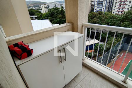 sala - varanda de apartamento à venda com 3 quartos, 90m² em Taquara, Rio de Janeiro