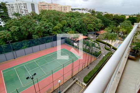 sala - varanda - vista de apartamento à venda com 3 quartos, 90m² em Taquara, Rio de Janeiro
