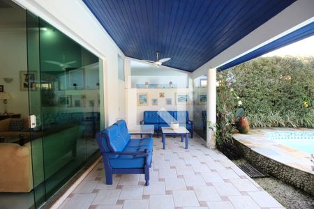 Varanda de casa de condomínio para alugar com 4 quartos, 350m² em Acapulco, Guarujá