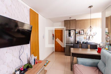 Sala de apartamento à venda com 2 quartos, 104m² em Vila Camilopolis, Santo André