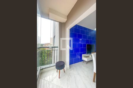 Varanda da Sala de apartamento para alugar com 1 quarto, 40m² em Santa Terezinha, São Bernardo do Campo