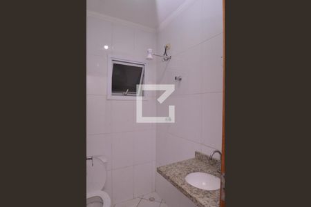 Banheiro Social de apartamento à venda com 2 quartos, 60m² em Vila Guarani, Santo André