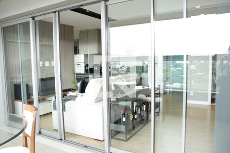 Varanda da Sala de apartamento à venda com 1 quarto, 66m² em Pinheiros, São Paulo