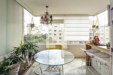 Varanda da Sala de apartamento para alugar com 4 quartos, 300m² em Higienópolis, São Paulo