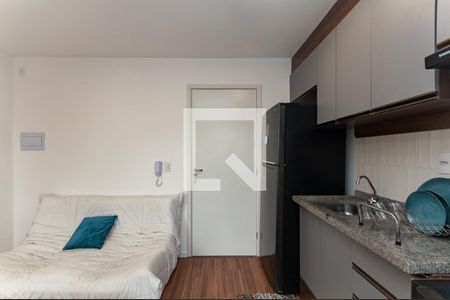 Cozinha de apartamento para alugar com 1 quarto, 36m² em Água Branca, São Paulo