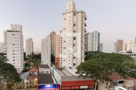 Vista da Sacada do Quarto de apartamento à venda com 1 quarto, 49m² em Campo Belo, São Paulo