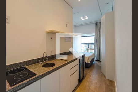 Cozinha de kitnet/studio à venda com 1 quarto, 52m² em Barra Funda, São Paulo