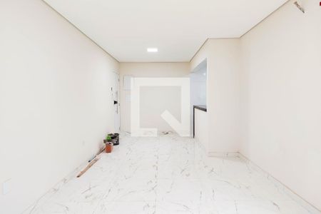 Sala de apartamento à venda com 3 quartos, 90m² em Vila Scarpelli, Santo André