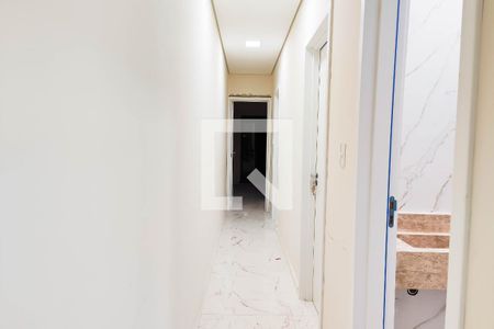 Corredor de apartamento à venda com 3 quartos, 90m² em Vila Scarpelli, Santo André