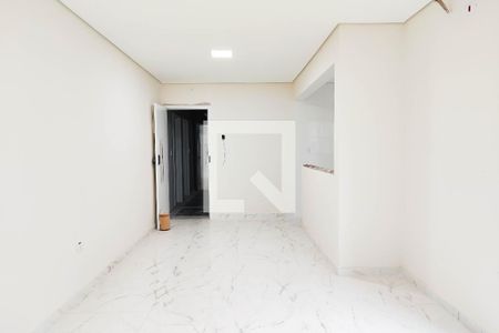 Sala de apartamento à venda com 3 quartos, 90m² em Vila Scarpelli, Santo André