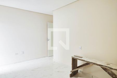 Suite de apartamento à venda com 3 quartos, 90m² em Vila Scarpelli, Santo André