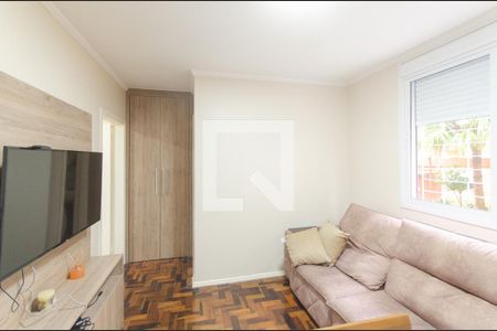 Detalhe Sala de Estar e Jantar de apartamento à venda com 1 quarto, 41m² em Camaquã, Porto Alegre