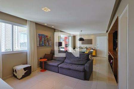 Sala de apartamento à venda com 2 quartos, 105m² em Vila da Serra, Nova Lima