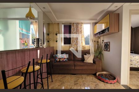 Sala de apartamento para alugar com 2 quartos, 46m² em Parque São Vicente, Santo André