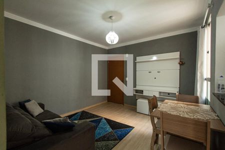 Sala de apartamento para alugar com 2 quartos, 47m² em Jardim São Carlos, Sorocaba