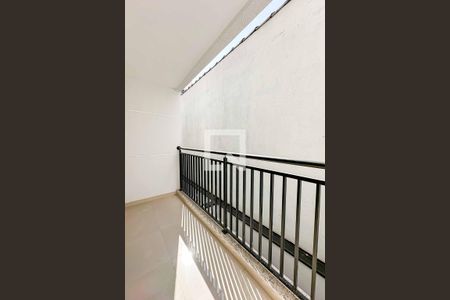 Varanda da sala  de apartamento à venda com 1 quarto, 32m² em Santana, São Paulo