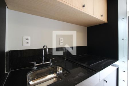 Cozinha de kitnet/studio para alugar com 1 quarto, 27m² em Pinheiros, São Paulo