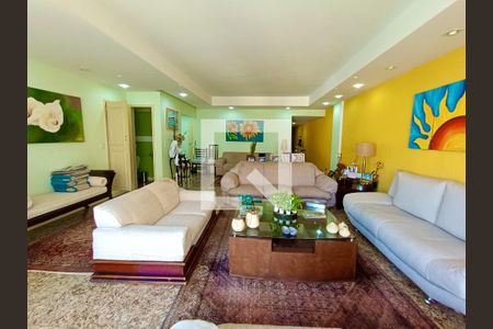 Sala de apartamento à venda com 4 quartos, 229m² em Jardim Botânico, Rio de Janeiro