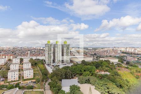 Vista da sala e suíte de apartamento à venda com 2 quartos, 54m² em São Pedro, Osasco