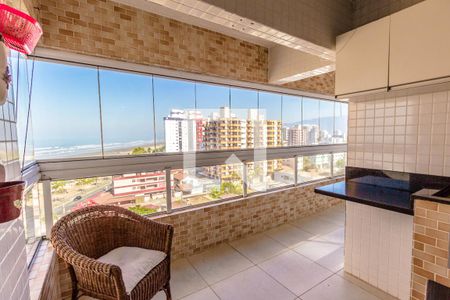 Varanda Gourmet de apartamento para alugar com 3 quartos, 90m² em Cidade Ocian, Praia Grande