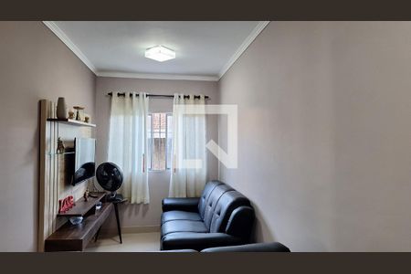 Sala de apartamento para alugar com 1 quarto, 41m² em Mirim, Praia Grande