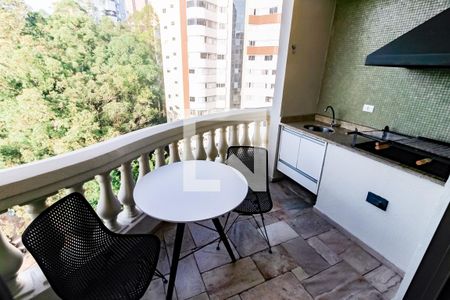 Varanda da Sala de apartamento à venda com 3 quartos, 117m² em Vila Andrade, São Paulo