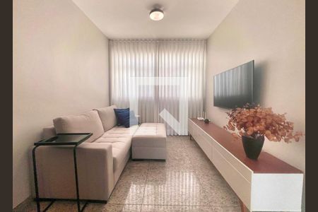 Sala de apartamento à venda com 3 quartos, 150m² em Floresta, Belo Horizonte