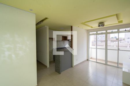 Sala de apartamento à venda com 2 quartos, 56m² em Jk, Contagem