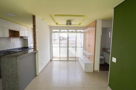 Sala de apartamento à venda com 2 quartos, 56m² em Jk, Contagem