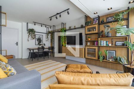 Sala de apartamento à venda com 2 quartos, 82m² em Pinheiros, São Paulo