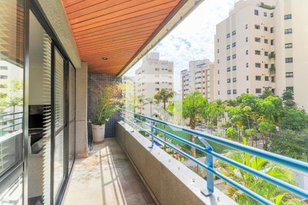 Varanda da Sala de apartamento à venda com 3 quartos, 132m² em Brooklin Novo, São Paulo