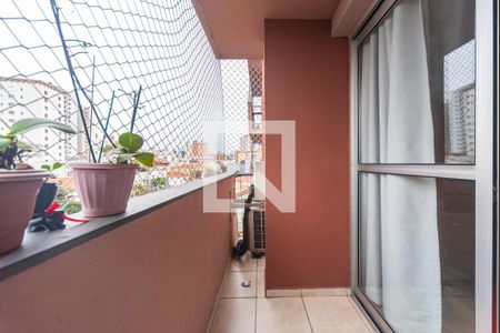 Varanda da Sala de apartamento à venda com 3 quartos, 126m² em Vila Assunção, Santo André