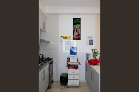 Cozinha de apartamento à venda com 1 quarto, 40m² em Nova Gerti, São Caetano do Sul