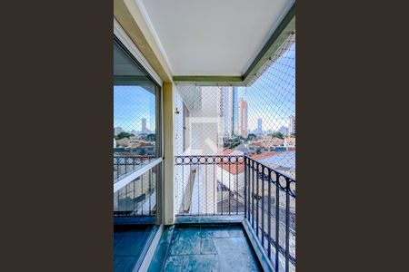 Varanda da Sala de apartamento para alugar com 3 quartos, 77m² em Tatuapé, São Paulo