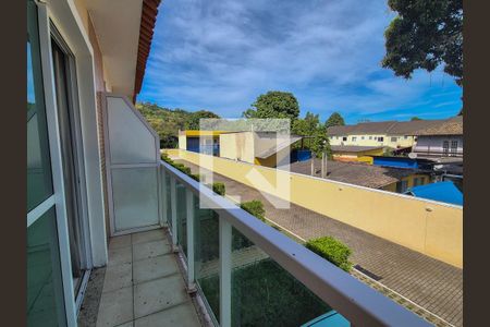 Varanda da Suíte 1 de casa de condomínio para alugar com 2 quartos, 75m² em Vargem Grande, Rio de Janeiro