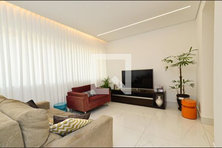 Sala  de apartamento à venda com 4 quartos, 143m² em Cidade Nova, Belo Horizonte