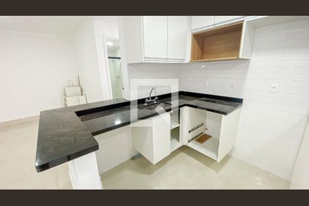 Sala - Sala de Jantar - Cozinha de apartamento para alugar com 2 quartos, 65m² em Jardim, Santo André