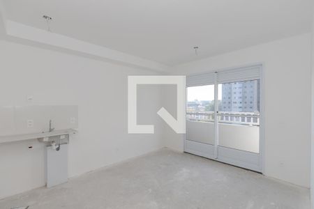 Sala/Cozinha de apartamento à venda com 1 quarto, 33m² em Jardim Aeroporto, São Paulo