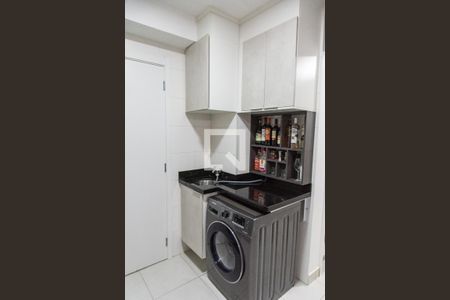 Sala/cozinha de apartamento para alugar com 2 quartos, 34m² em Cambuci, São Paulo