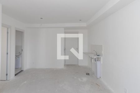 Sala/Cozinha de apartamento à venda com 1 quarto, 32m² em Jardim Aeroporto, São Paulo