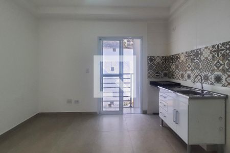 Sala e Cozinha de apartamento para alugar com 1 quarto, 28m² em Santana, São Paulo