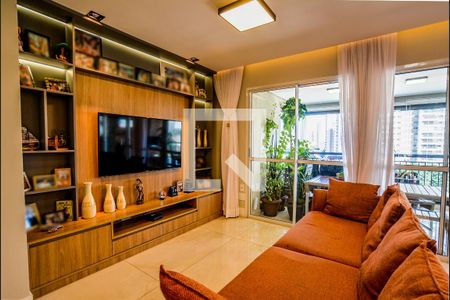 Sala de apartamento para alugar com 3 quartos, 135m² em Vila Gilda, Santo André