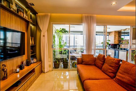 Sala de apartamento para alugar com 3 quartos, 135m² em Vila Gilda, Santo André