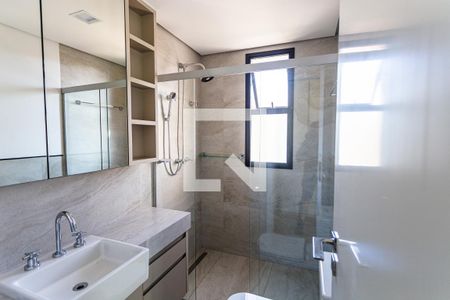 Banheiro da Suíte de apartamento para alugar com 2 quartos, 88m² em Vale do Sereno, Nova Lima