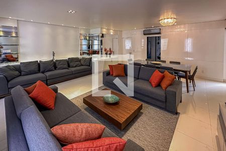 Sala de apartamento à venda com 3 quartos, 140m² em Lourdes, Belo Horizonte