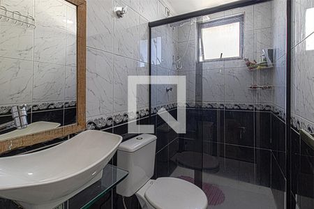 banheiro social de apartamento para alugar com 2 quartos, 52m² em Jardim Celeste, São Paulo