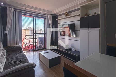 sala de apartamento para alugar com 2 quartos, 52m² em Jardim Celeste, São Paulo