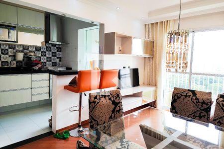 Sala de apartamento à venda com 2 quartos, 52m² em Vila Príncipe de Gales, Santo André